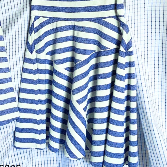 Girls Size 6 SLEEVELESS DRESS - NAUTICAL Striped - Picture 3 of 6